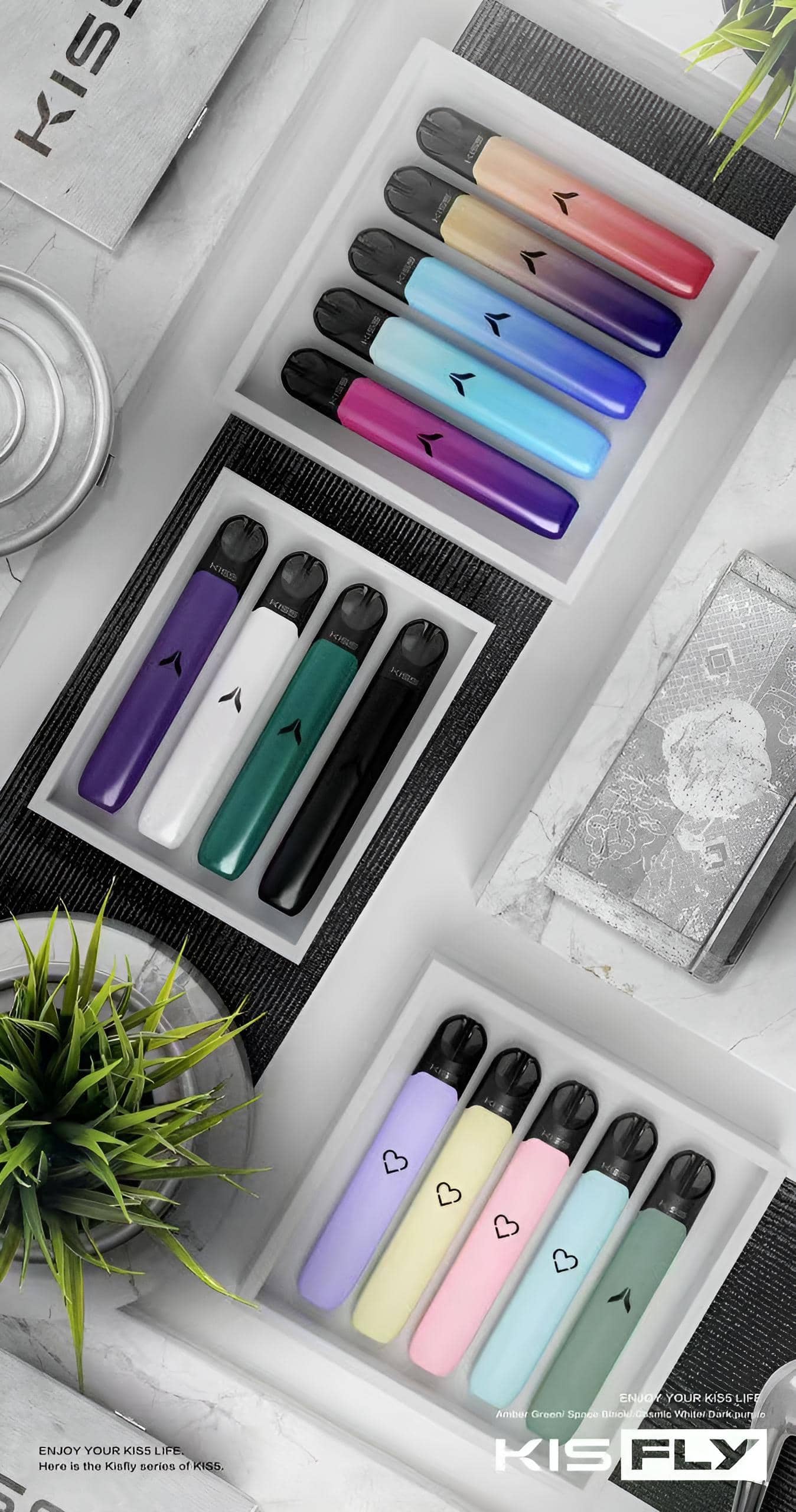Kiss Fly Kis5主機｜適配五代煙彈專機專用｜購買五盒KIS五代煙彈送五代主機 - 電子煙潮流商城